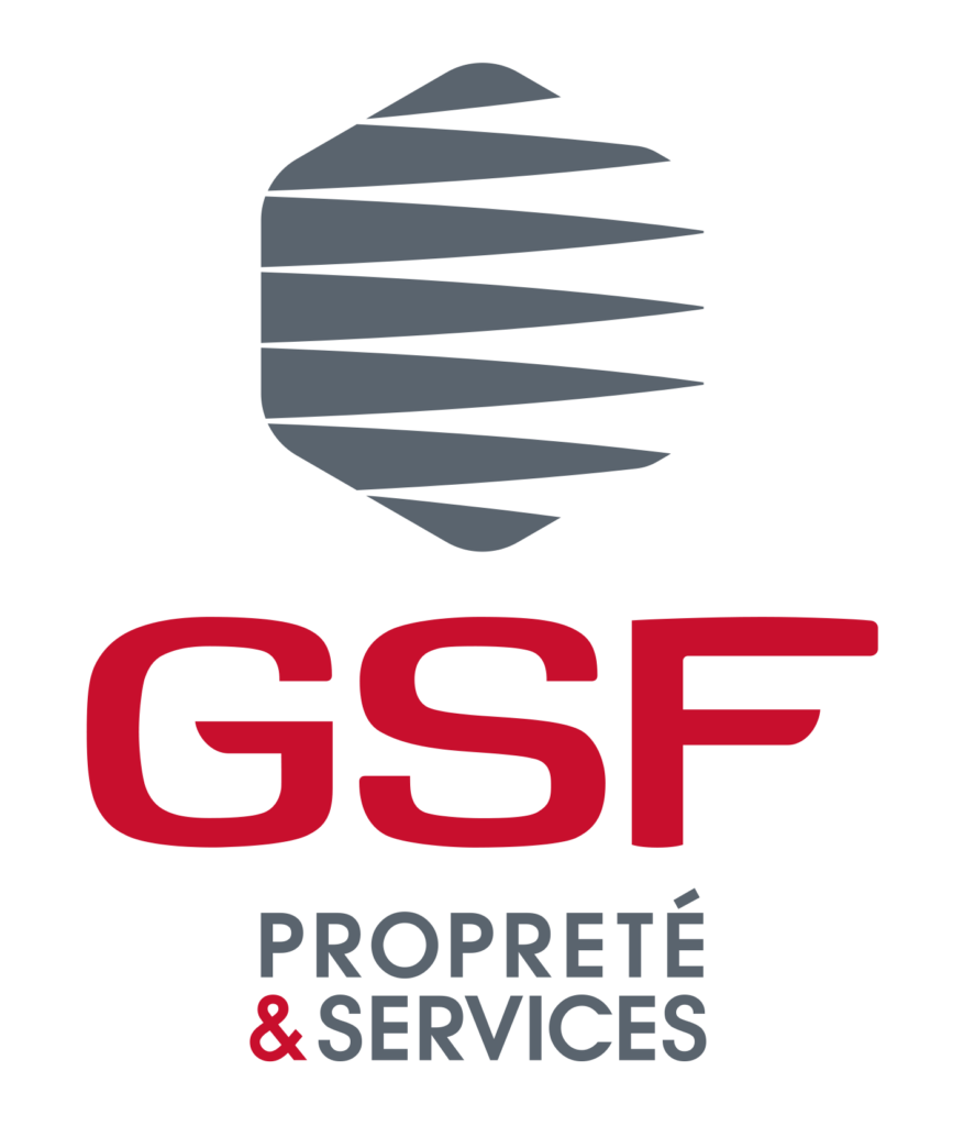 Logo du partenaire GSF Propreté & Services soutenant l'association Level Up.